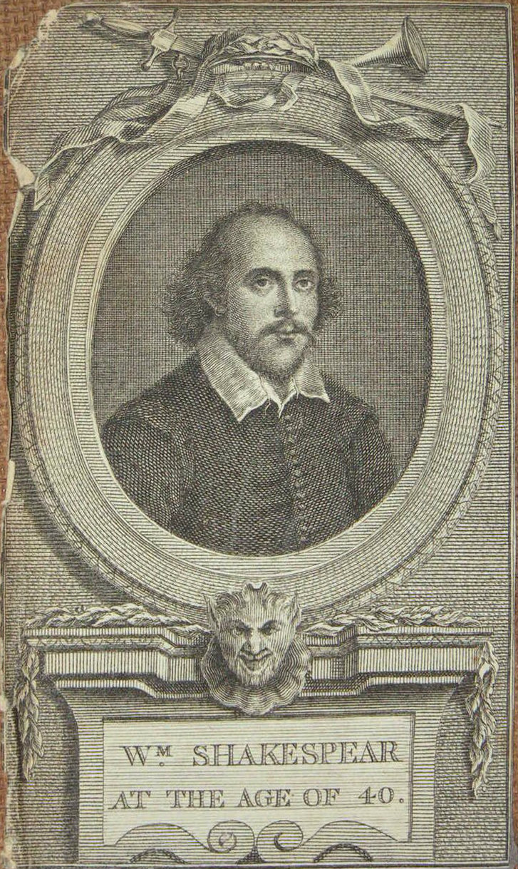 Print - Wm. Shakespear at the Age of 40.